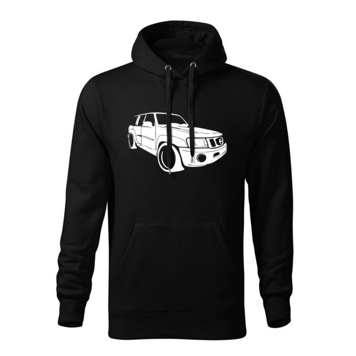 nissan patrol y61 panska mikina 2 cierna
