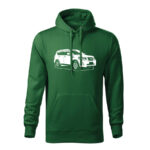nissan patrol y62 panska mikina 2 tmavozelena