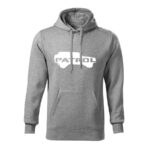 nissan patrol ghost panska mikina 2 tmavosiva