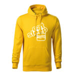 eat sleep seat panska mikina 1 zlta
