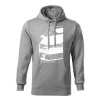 volkswagen golf mk7 gti half panska mikina 3 tmavosiva