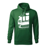 volkswagen golf mk7 gti half panska mikina 3 tmavozelena