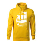 volkswagen golf mk7 gti half panska mikina 3 zlta