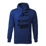 volkswagen golf mk7 gti half panska mikina 2 kralovska modra