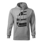 volkswagen golf mk7 gti half panska mikina 2 tmavosiva
