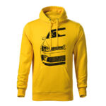 volkswagen golf mk7 gti half panska mikina 2 zlta