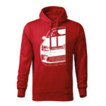 volkswagen golf mk7 gti half panska mikina 3 cervena