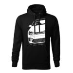 volkswagen golf mk7 gti half panska mikina 3 cierna