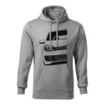 volkswagen golf mk6 gti half panska mikina 1 tmavosiva