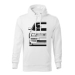 volkswagen golf mk3 gti half panska mikina 1 biela
