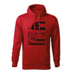 volkswagen golf mk3 gti half panska mikina 1 cervena