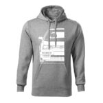 volkswagen golf mk3 gti half panska mikina 3 tmavosiva
