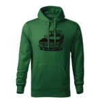 vaz 2106 panska mikina 1 tmavozelena