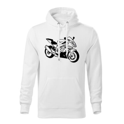 bmw s1000rr panska mikina biela
