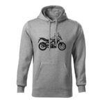 honda cb500x panska mikina tmavosiva