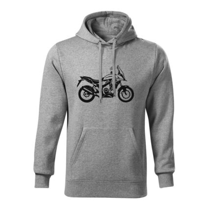 honda cb500x panska mikina tmavosiva