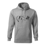 fish panska mikina tmavosiva