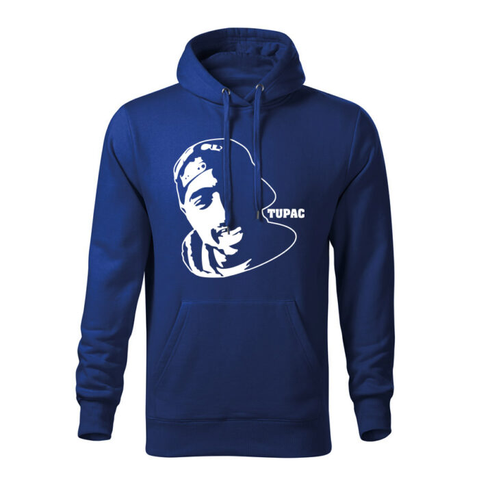 tupac shakur panska mikina 2 kralovska modra