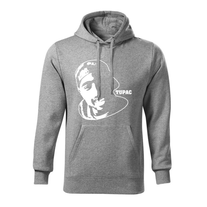 tupac shakur panska mikina 2 tmavosiva