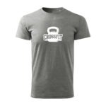 crossfit panske tricko 2 tmavosiva