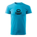 crossfit panske tricko 1 tyrkysova
