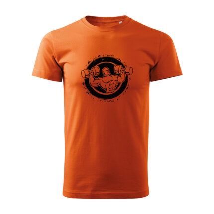muscle panske tricko 1 oranzova