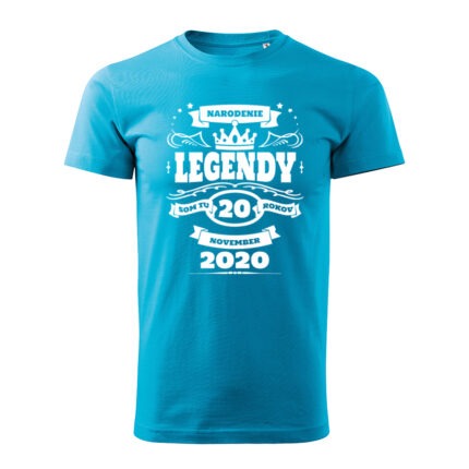 narodenie legendy panske tricko 2 tyrkysova