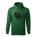 subaru splash panska mikina tmavozelena