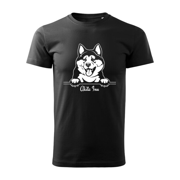 akita inu panske tricko 1 cervena