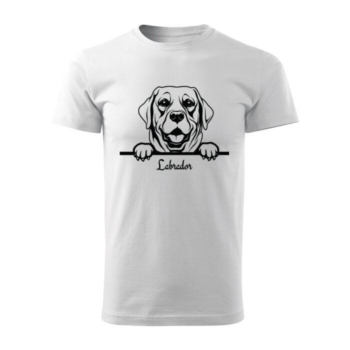 labrador panske tricko 1 tmavosiva