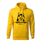 akita inu panska mikina 1 tmavozelena