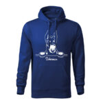 doberman panska mikina 2 cervena