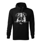 mops panska mikina 2 cervena