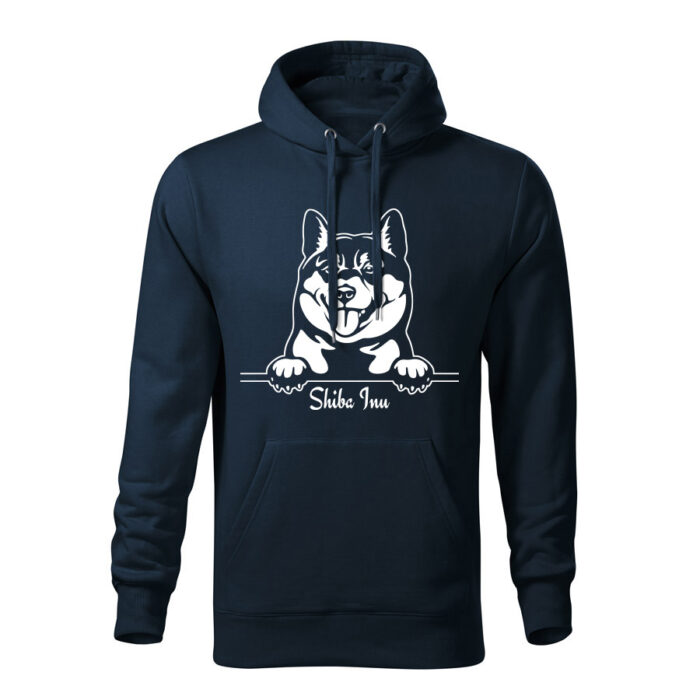 shiba inu panska mikina 2 kralovska modra