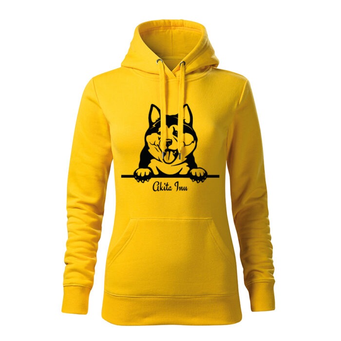 akita inu panska mikina 1 tmavozelena