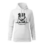 anglicky buldog lterier panska mikina 2 tmavozelena