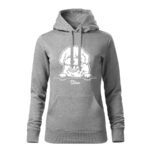 bison panska mikina 2 purpurova