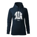 bison panska mikina 2 siva