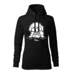 dámska mikina s vlastným textom Hlavný obrázok