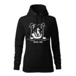 border kolia panska mikina 2 cervena