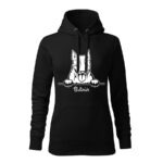 bulterier panska mikina 2 cervena