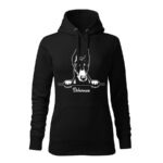 doberman panska mikina 2 cervena