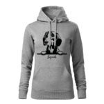 jazvecik panska mikina 1 purpurova