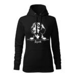 jazvecik panska mikina 2 cervena