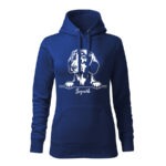 jazvecik panska mikina 2 cierna