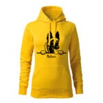 malinois damska mikina 1 tmavozelena