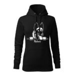 malinois damska mikina 1 biela