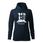nemecky boxer damska mikina 2 siva