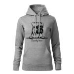 nemecky boxer damska mikina 1 purpurova