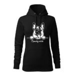 nemecky ovciak damska mikina 2 cervena